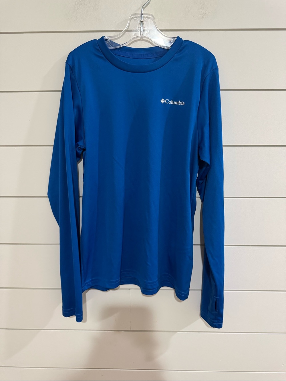 Columbia Long-Sleeve Performance Tee in Royal Blue